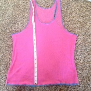 Hand made See thru tank cover up running top