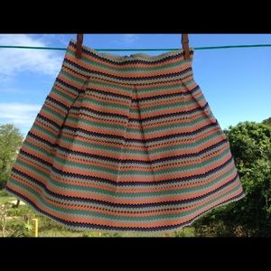 Neon high waist skirt