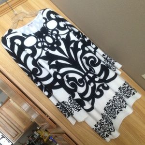 Black & White Cocktail Dress