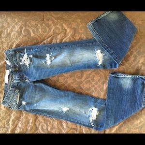 Abercrombie & Finch jeans 2 L W26 L35 destroyed