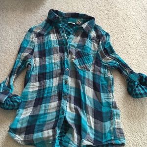 Plaid top