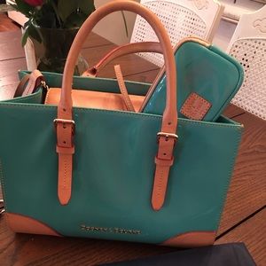 Patent Leather Dooney and Bourke satchel.