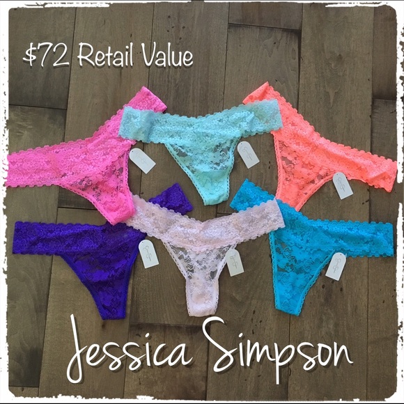 Jessica Simpson Other - JESSICA SIMPSON • Lace Thong Bundle Lot Panties M