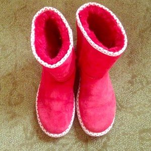 RED UGG Australia boots