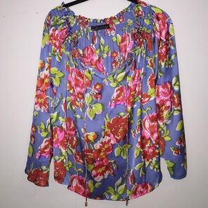 XS Patterson J. Kincaid Silk Blouse