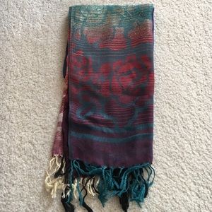 Asian-inspired scarf