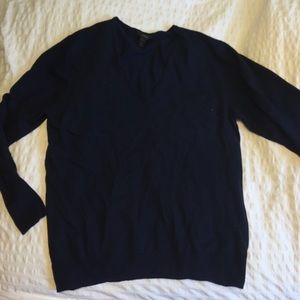 Navy J.Crew v-neck sweater