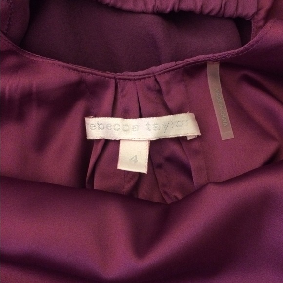 Purple ombré Rebecca Taylor cocktail dress - Picture 3 of 3