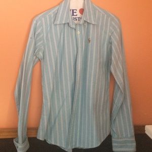 A Ralph Lauren collared button down. Never worn