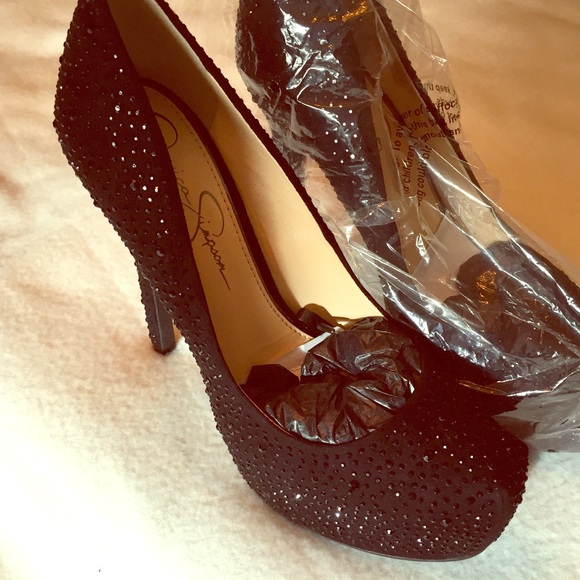 Black studded Jessica Simpson pumps