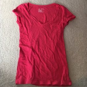 Short sleeve v-neck