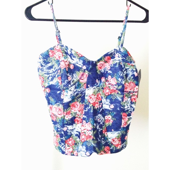 SOLD!!!! Flower Tank Top - Picture 2 of 3