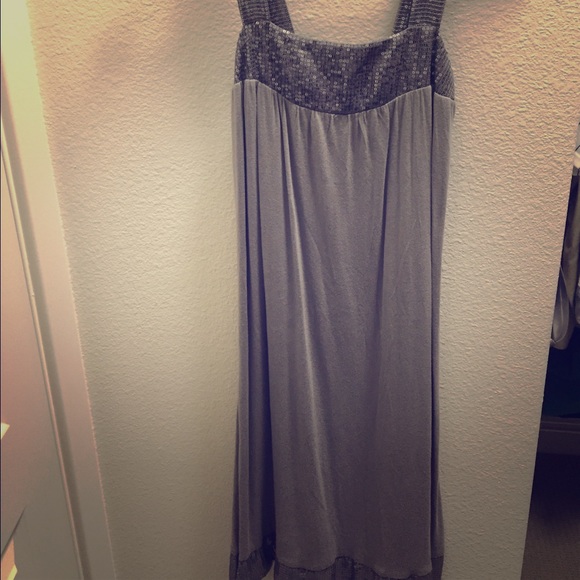 Beautiful and elegant silver/gray dress.