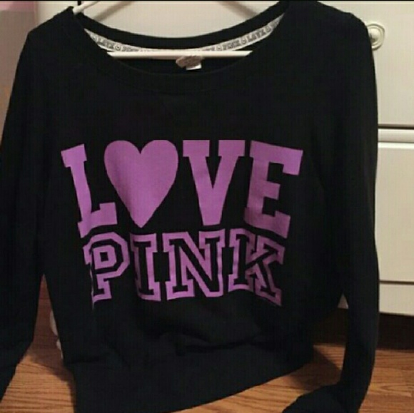 Pink VS crewneck