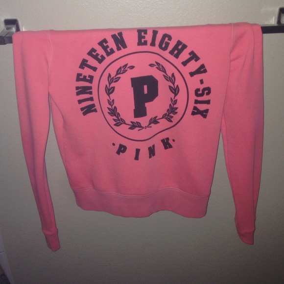 coral PINK VS hoodie