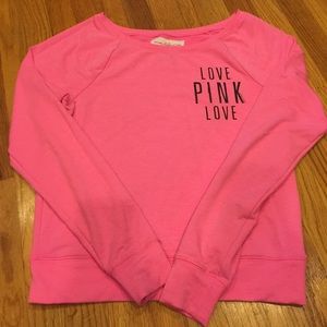 Pink Victoria'a Secret sweatshirt