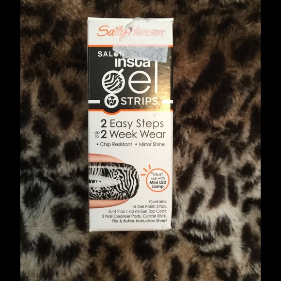 Animal print gel strips