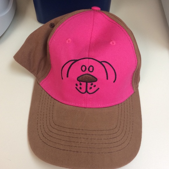 hat with dog on it