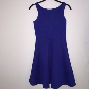 XS Blue Skater Dress
