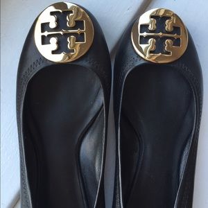 Tory Burch Reva Flats. Worn only twice!!