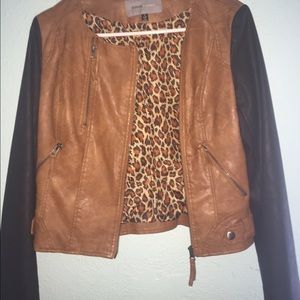 Foreign Exchange leather jacket
