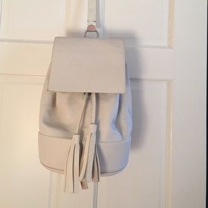 Zara Faux Leather Backpack