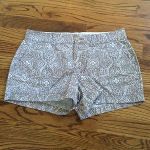 Tan Patterned Old Navy Shorts