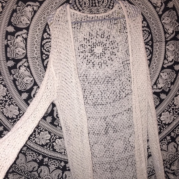 Other - Open knit maxi cardigan similar to Brandy Melville