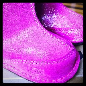 UGG's Australia Toddler GlitterPink Baby Boo Boots