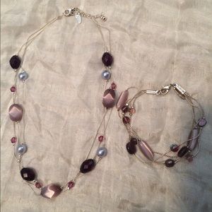 New York &Co necklace and bracelet