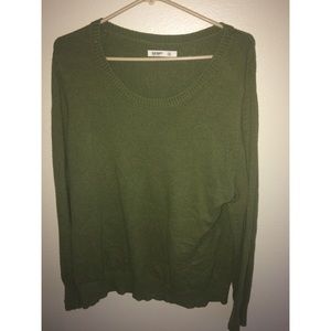 Olive green sweater