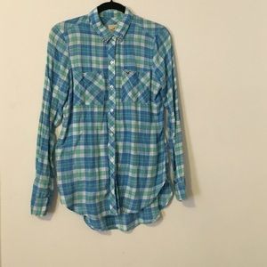 Blue flannel from holister