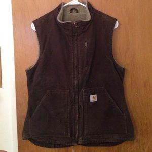 Women's Carhartt Sandstone Sherpa Lined Vest