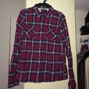 Super cute american eagle flannel. Size 12 (s/m)