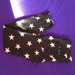 Star Patterned Jeggings