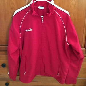 Jako red windbreaker jacket