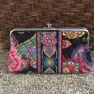 Vera Bradley clutch wallet.