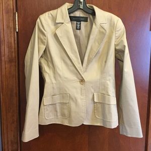 Khaki blazer. Gently used