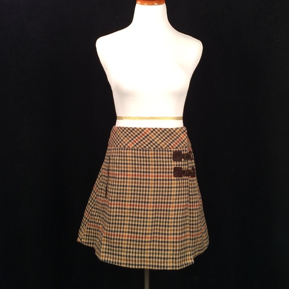Zara Plaid Skirt