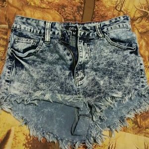 High waisted shorts