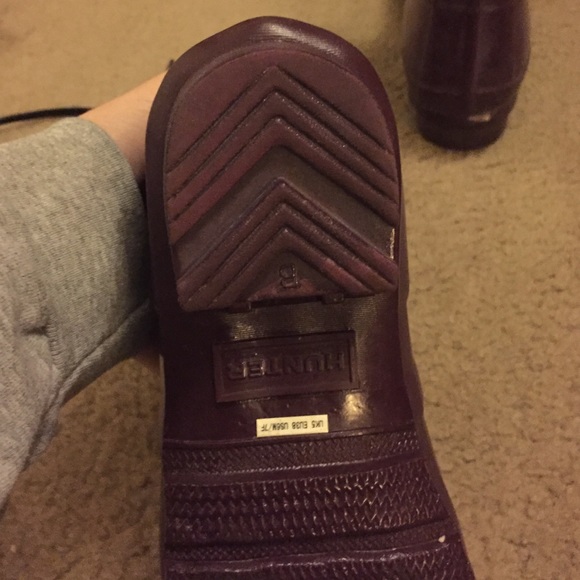 SOLD Hunter Original Short Gloss Boots - Picture 4 of 4