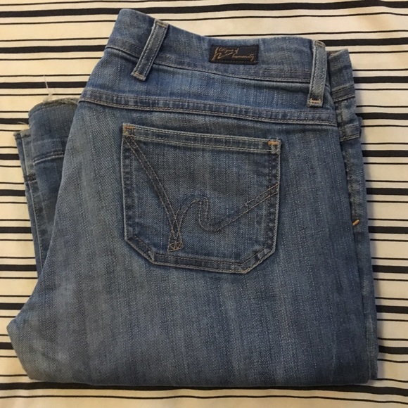 Citizens of Humanity distressed jeans.