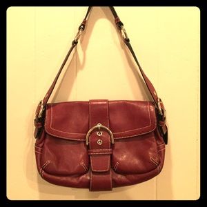 Maroon Coach handbag