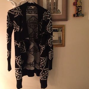 Longer Aztec cardigan
