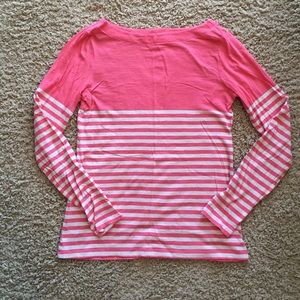 Ann Taylor Loft long sleeve striped T