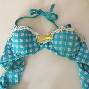 Beach bunny swimwear top and bottom