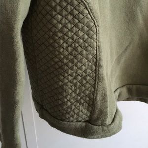 Army green Zara pullover