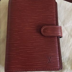 Louis Vuitton Epi Agenda PM