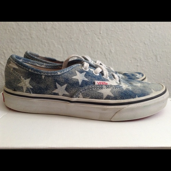Junior's Vans Blue Authentic Shoes