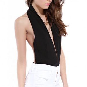 Akira backless body suit